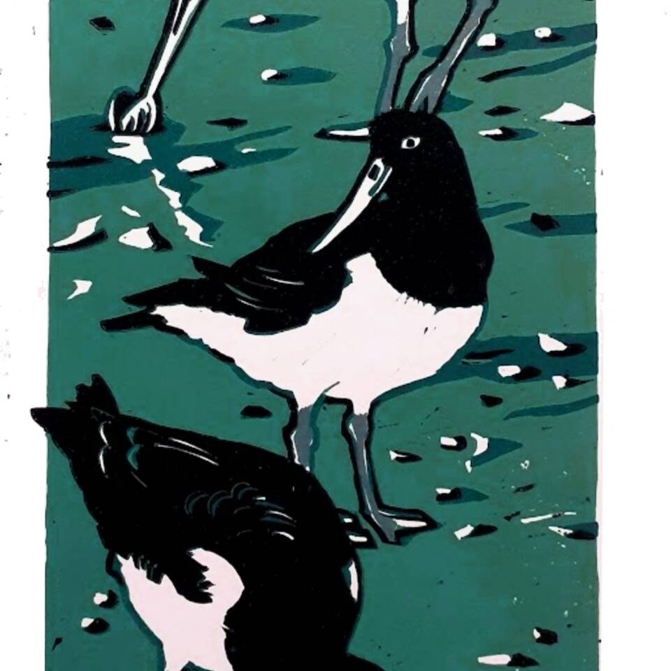 Two-Day Reduction Linocut Masterclass with Ann Lewis PRCA