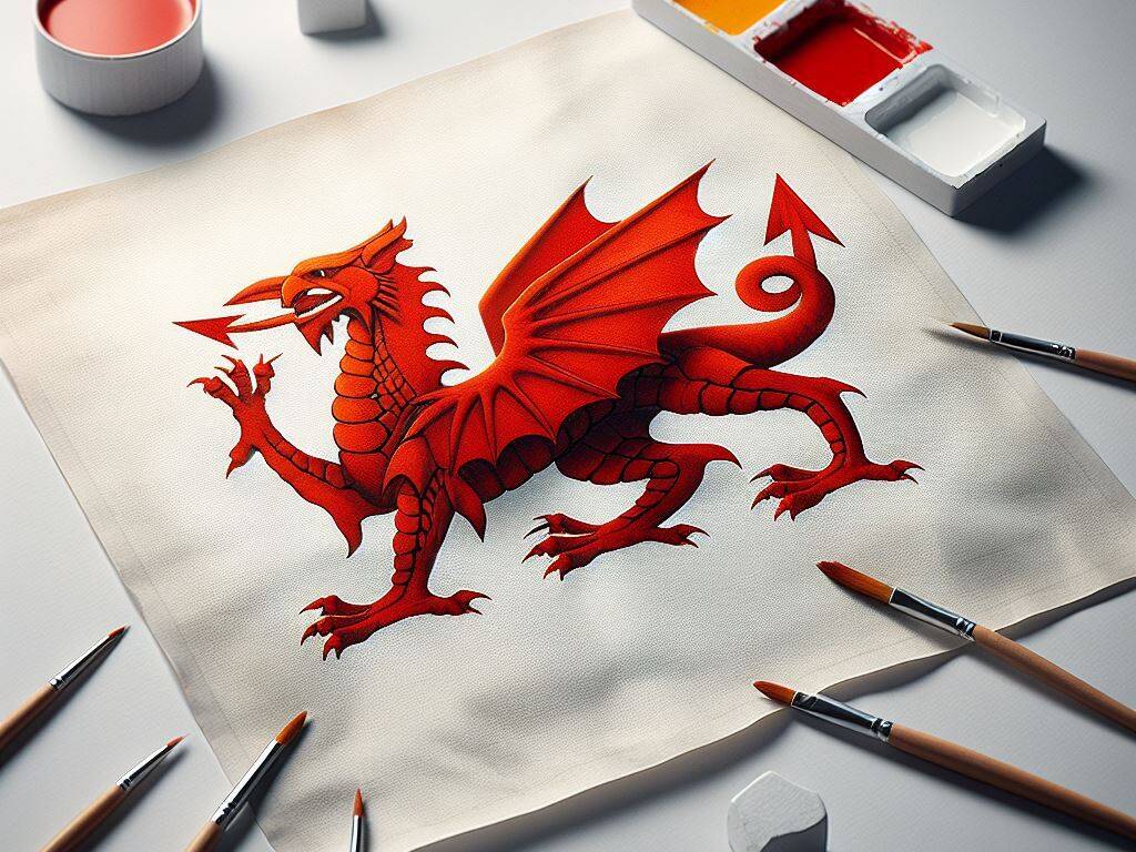 Welsh art dragon