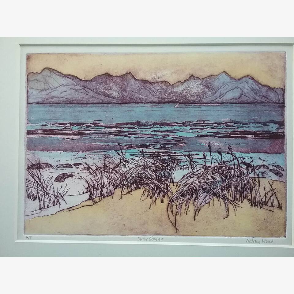 AUDREY HIND RCA 'LLANDWYN' 29 X 19 MONO ETCHING £230