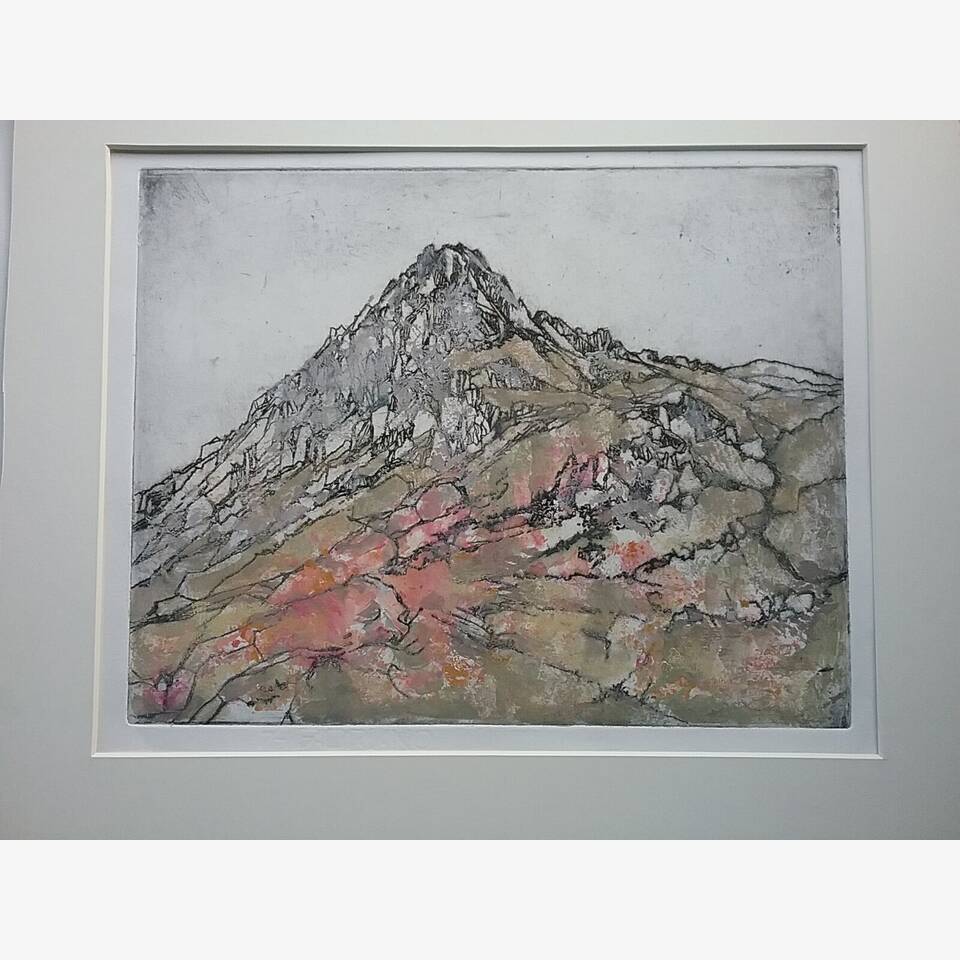 AUDREY HIND RCA 'TRYFAN' 37 X 29 MONO ETCHING £280