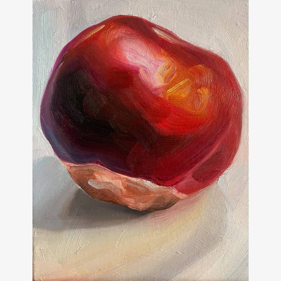 SIMON GOSS ARCA 'CONKER 27 THREEER' 25 X 20 OIL ON BOARD £450