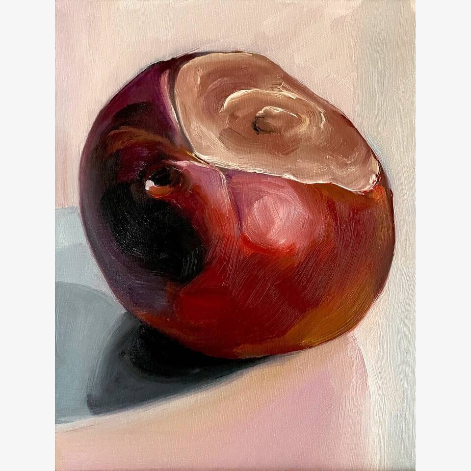 SIMON GOSS ARCA 'CONKER 28 THREEER'  25 X 20 OIL ON BOARD £450