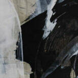 Nina Archer "Ridgeway I" Gesso acrylic and graphite on board in French grey hand painted frame, 25 x 50cm £400