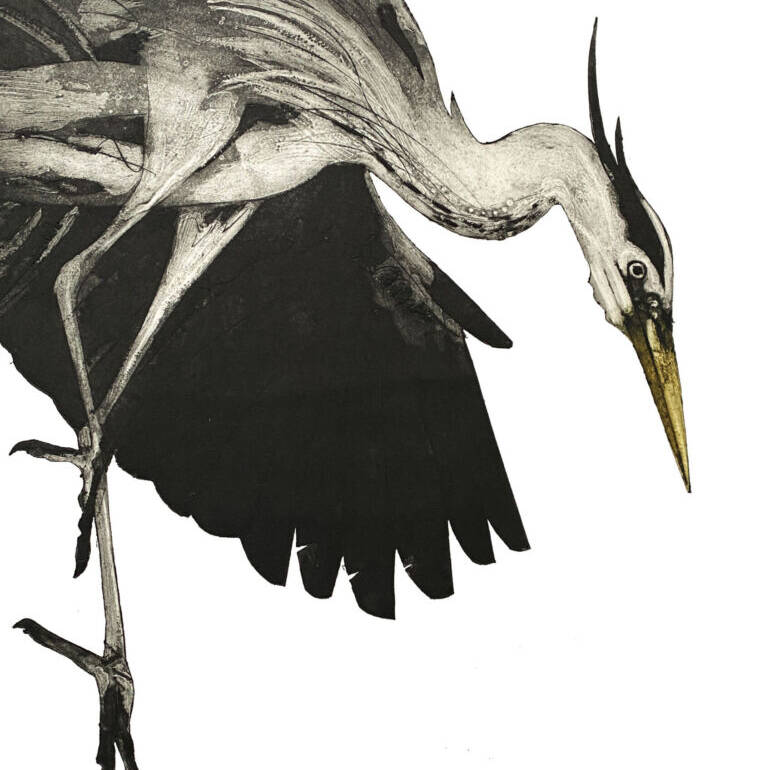 JENNY MCCABE 'GRACE' 50 X 40 COLLOGRAPH £325