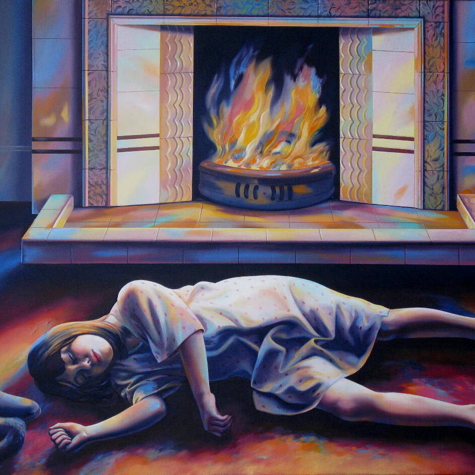 2 Fireside 1998 96 5x61cms