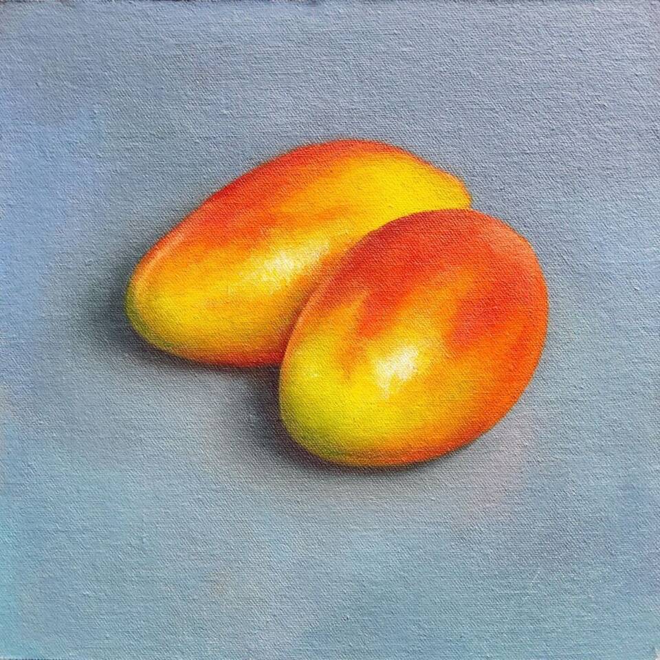TWO MANGOES 20 CM x 20 CM OIL £495
