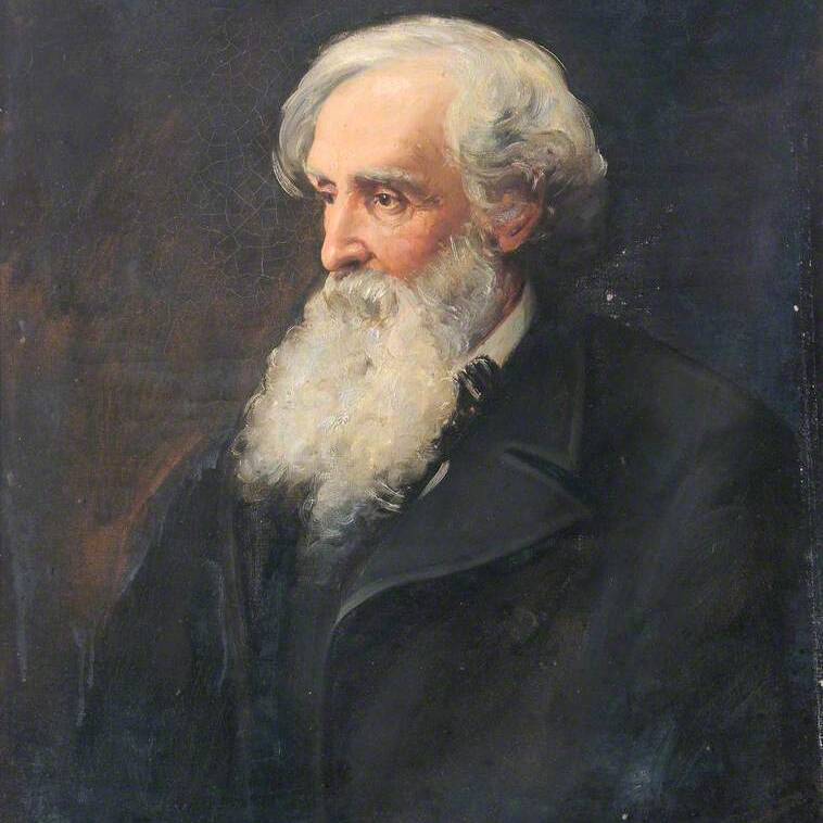 Portrait of Henry Clarence Whaite 1828 1912 President of the Royal Cambrian Academy of Art 1885 1912 by John Archibald Alexander Berrie 1887 1862